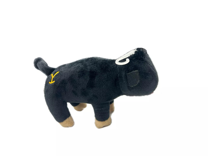 Yellowstone Plush Dog Toy with Squeaker, Squeaky Steer