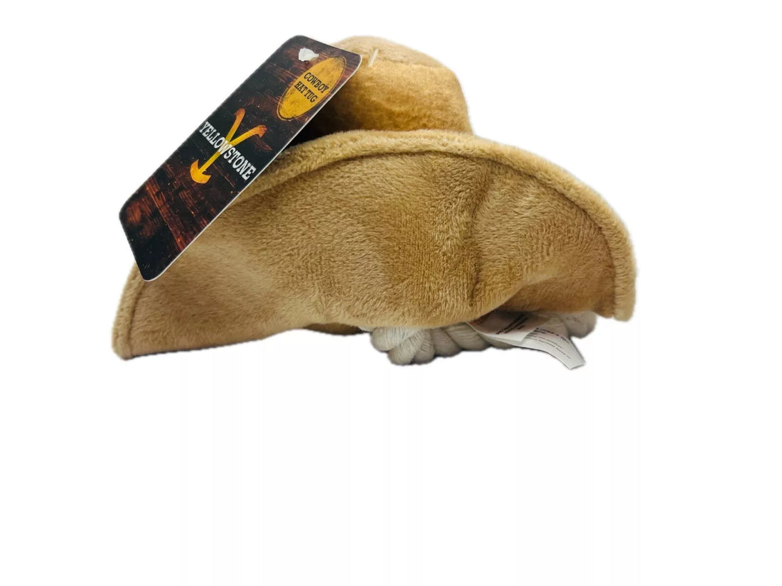 Yellowstone Cowboy Hat Tug Dog Toy