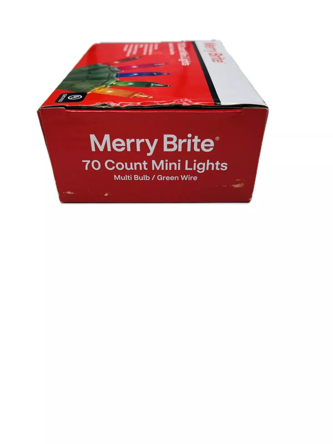 MERRY BRITE 70 Count Mini Christmas Lights Multi Bulb Green wire