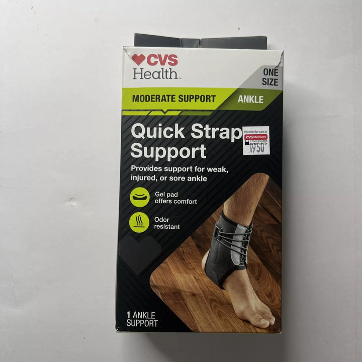 CVS Health Moderate Support Ankle Quick Strap Support One Size