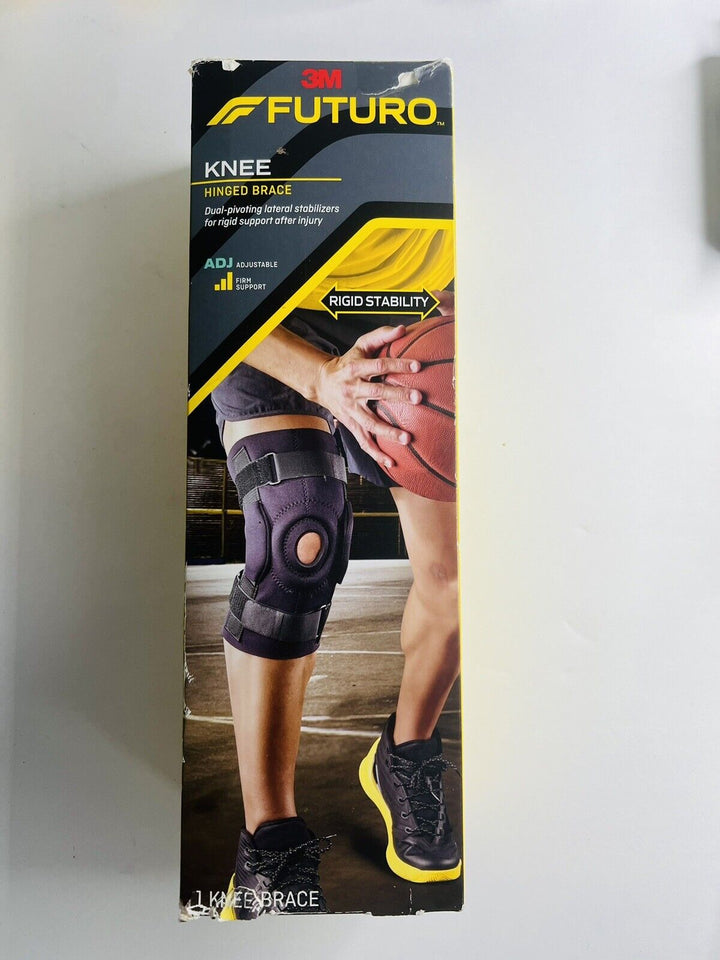 Adjustable Knee Hinged Brace Firm Support Rigid Stability 3M Futuro -Damaged Box