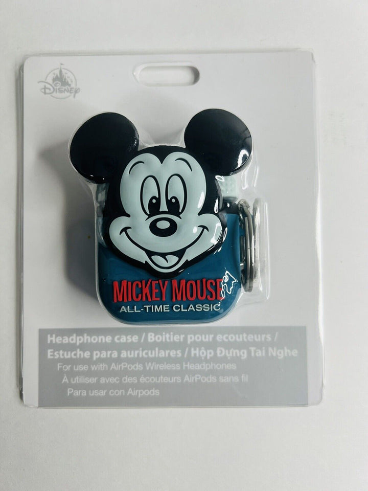 Disney Parks Mickey Mouse Apple Airpods Wireless Headphones Case Keychain