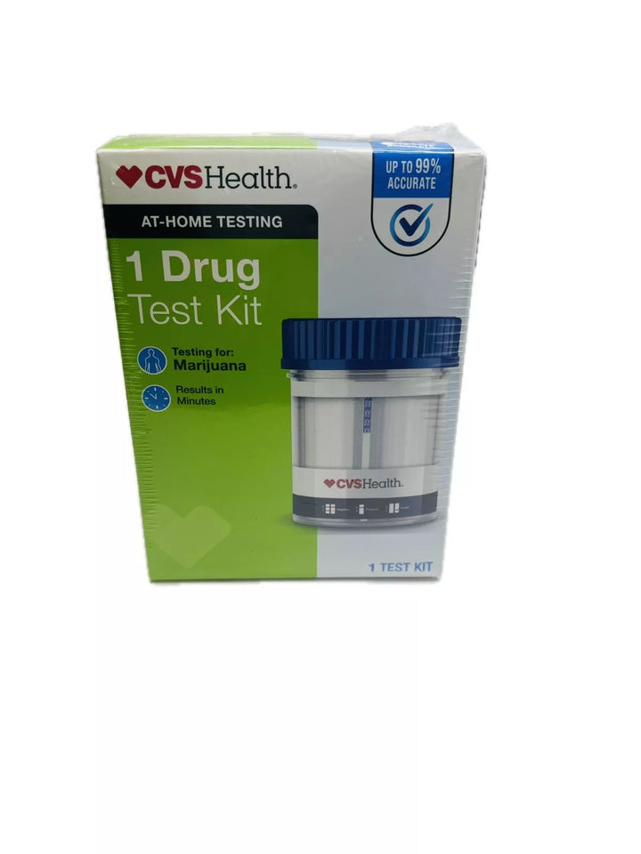 CVS Health Marijuana Home Urine Test Kit 5 Minute Results 1 Test Exp 09/30/2025