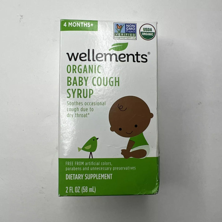 Wellements Organic Gripe Water for Tummy 4 Fl Oz Exp. 05/2025