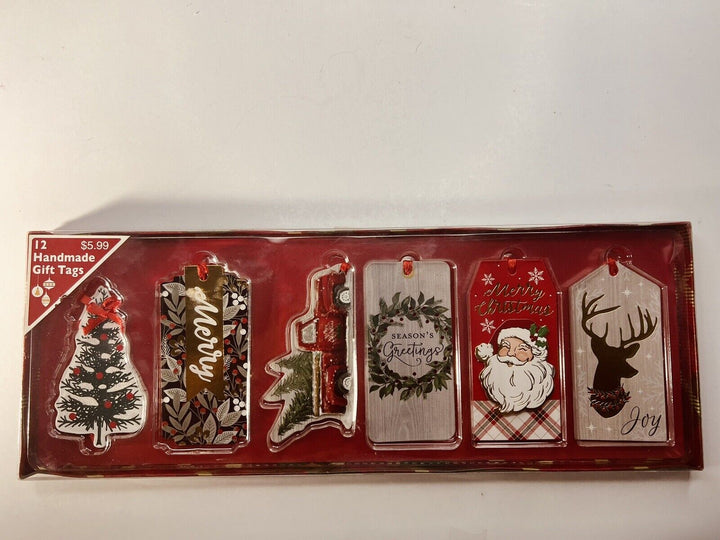 6 Handmade Christmas Gift Tags