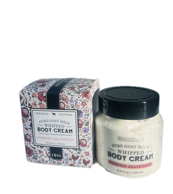 Beekman Goat Milk Whipped Body Cream HONEYED GRAPEFRUIT 8 oz + Box Sealed