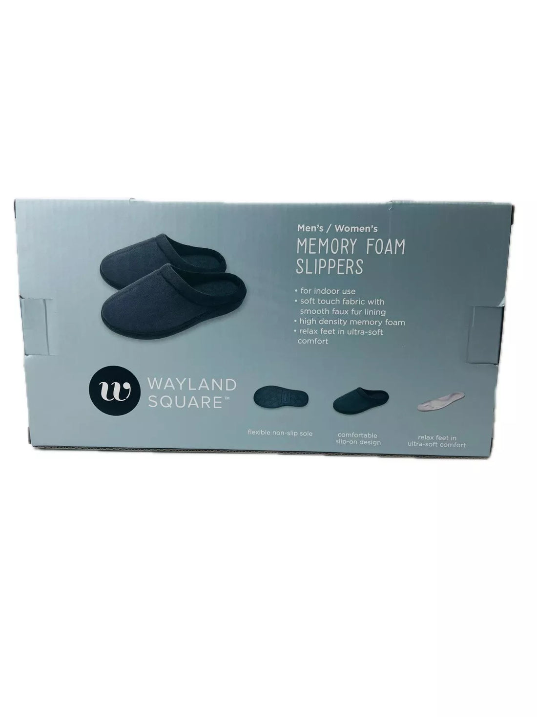 Wayland Square Grey Unisex Slipper Available Sizes 3 Small /2 Medium /1 Large