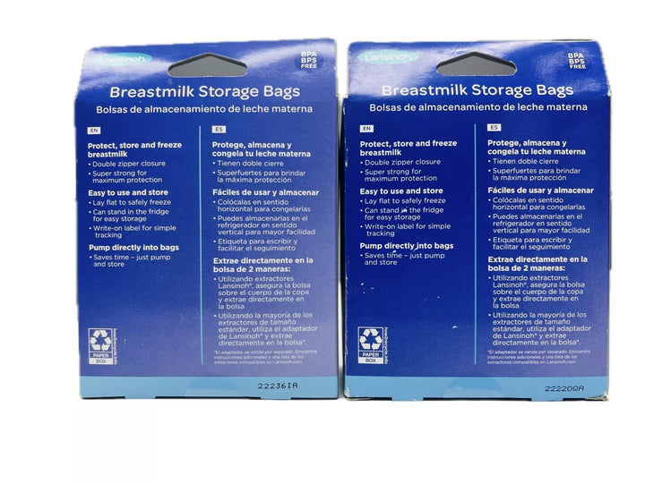 Lansinoh Breastmilk Storage Bags For Breastfeeding Moms Presterilized 50 Ct Lot2