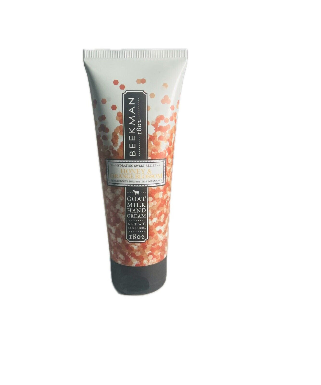 Beekman 1802 HONEY & ORANGE BLOSSOM GOAT MILK HAND CREAM Lotion Hydrates 3.4 oz