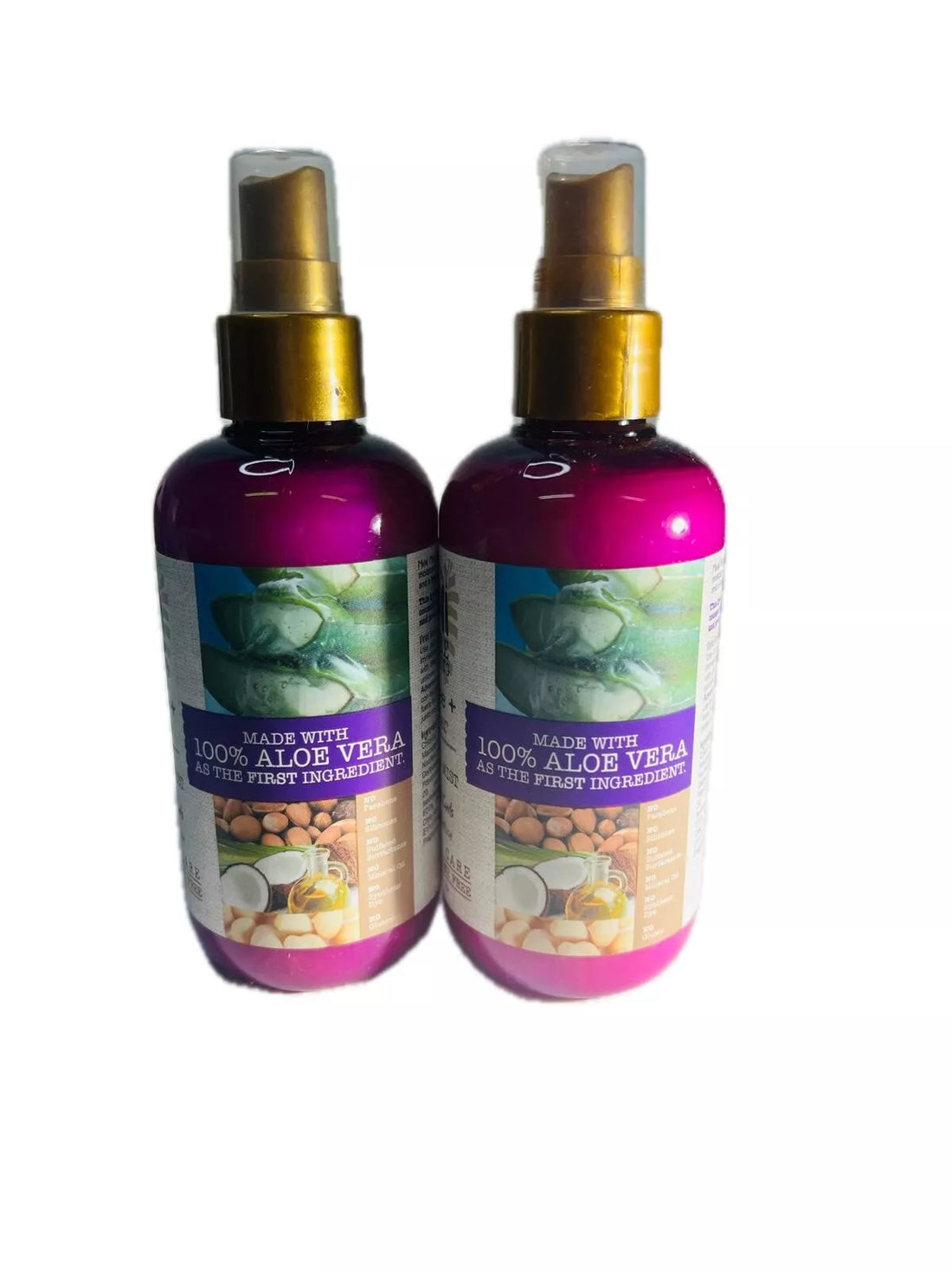 2 Frizz-Free + Shea Butter, Leave-In Conditioning Mist, For Dry, Damaged Curls