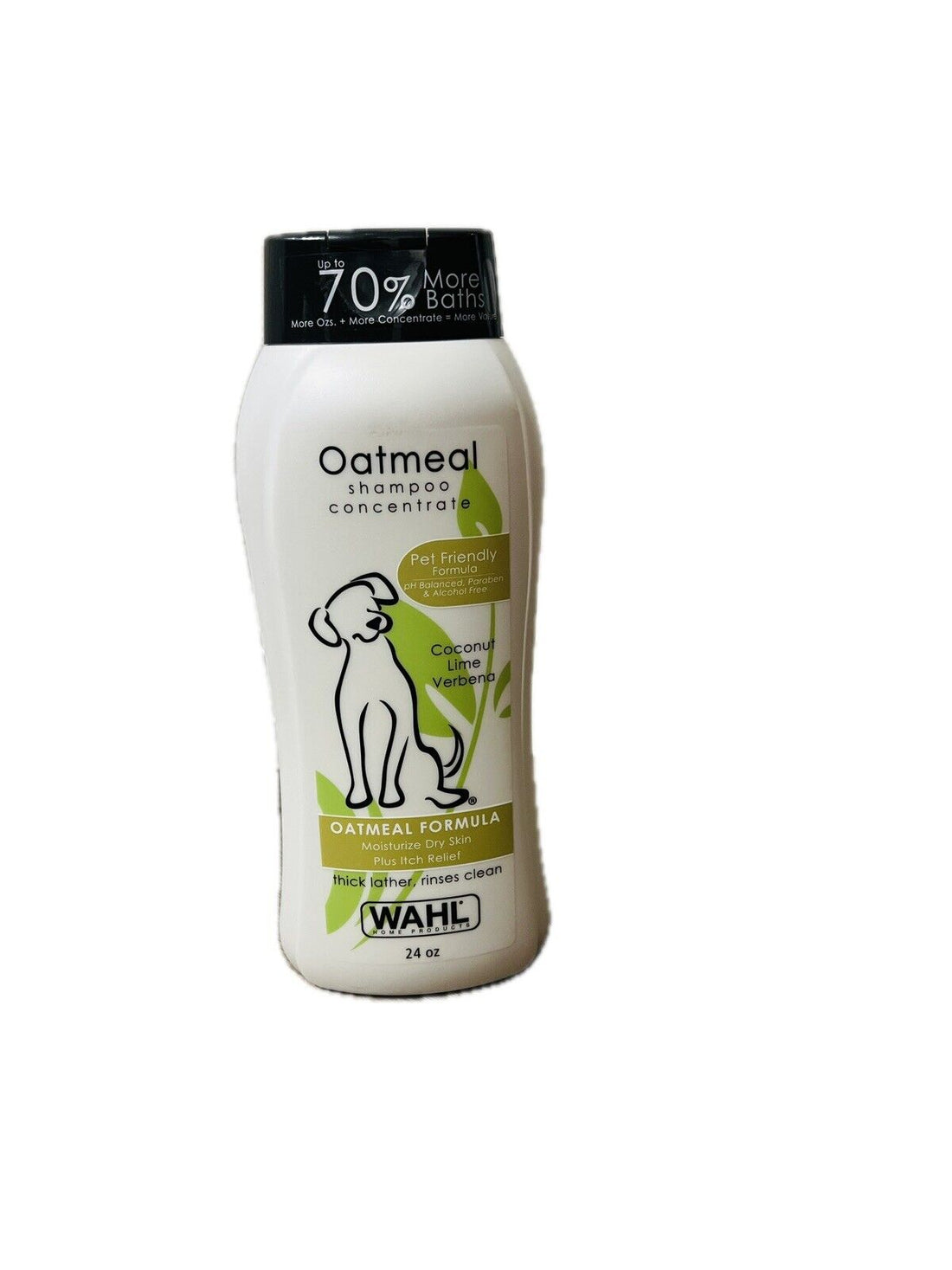 Wahl USA Dry Skin & Itch Relief Pet Shampoo for Dogs – Oatmeal Formula with C